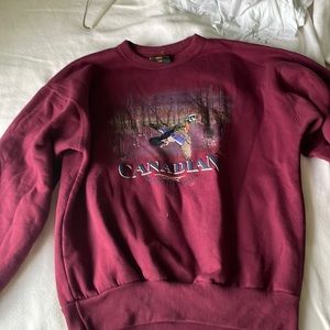 red canada graphic crewneck